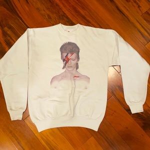 ⚡️DAVID⚡️BOWIE⚡️small crew neck sweatshirt